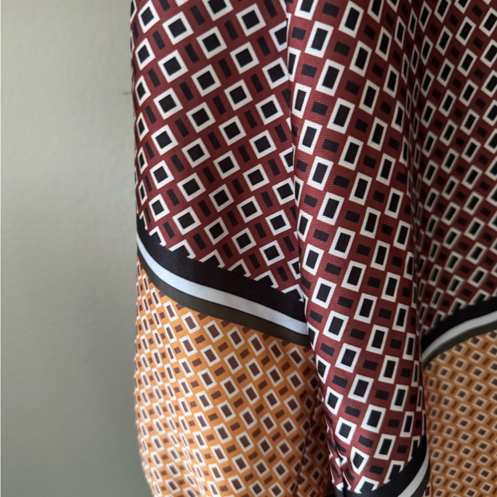 Zara Tunic Style Top L Multi Colored Button Front… - image 2